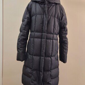 PATAGONIA girls long hooded puffer coat M (10)